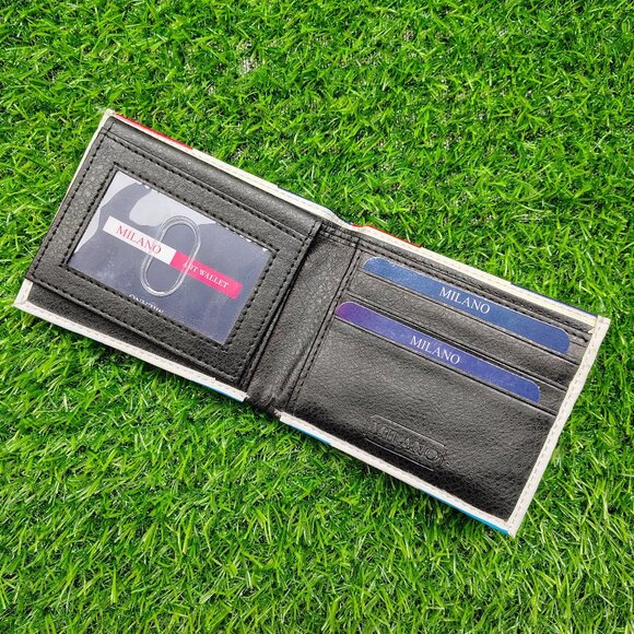 Men Bifold Leather Guatemala/USA Flag Printed Wallet - Picture 3 of 6